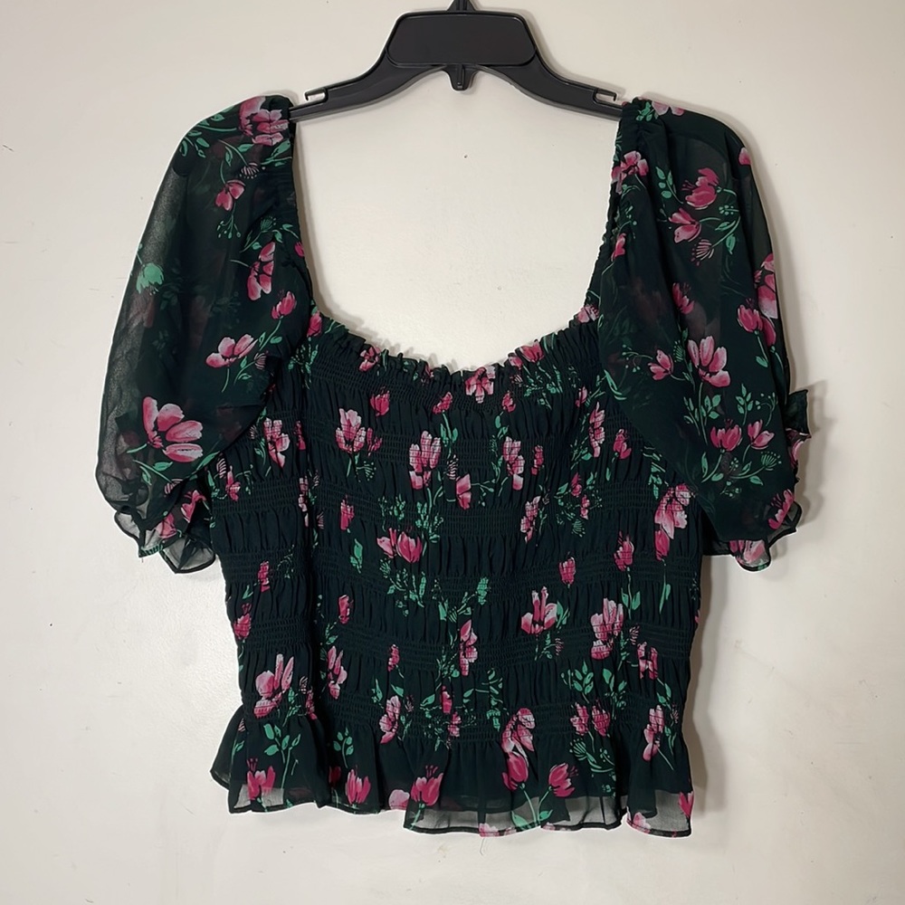 Wayf Women's floral blouse size XL - Picture 2 of 6